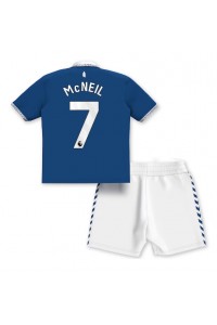 Fotbalové Dres Everton Dwight McNeil #7 Dětské Domácí Oblečení 2023-24 Krátký Rukáv (+ trenýrky)